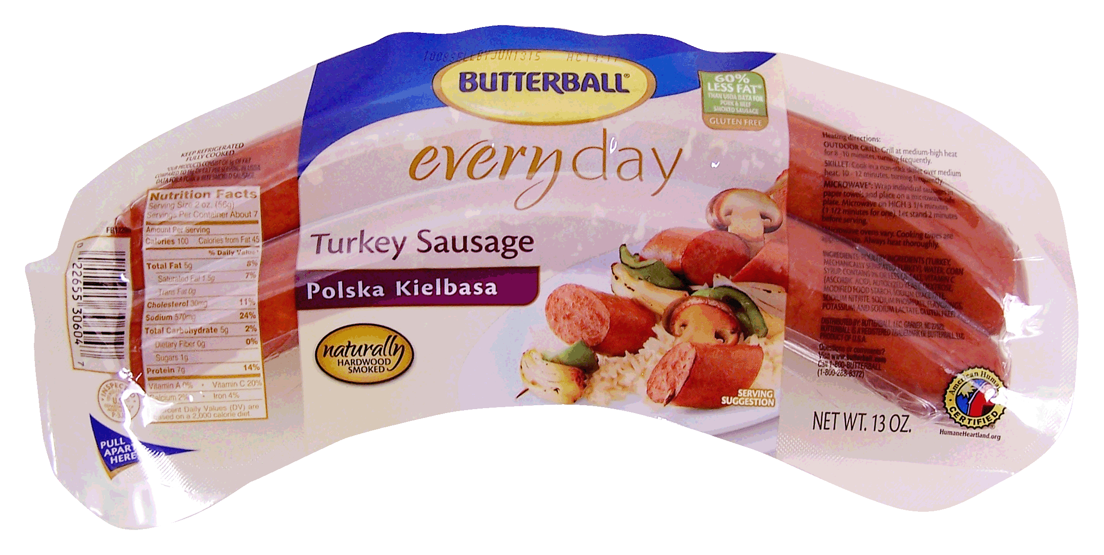 Butterball  turkey sausage, polska kielbasa Full-Size Picture